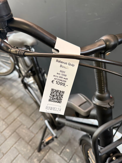 Batavus Quip E-Bike 2022 – Bosch Active Line Plus | 300Wh | 7.200 km